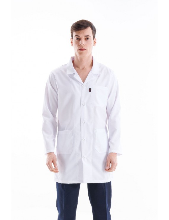 Unisex İş Önlüğü Beyaz