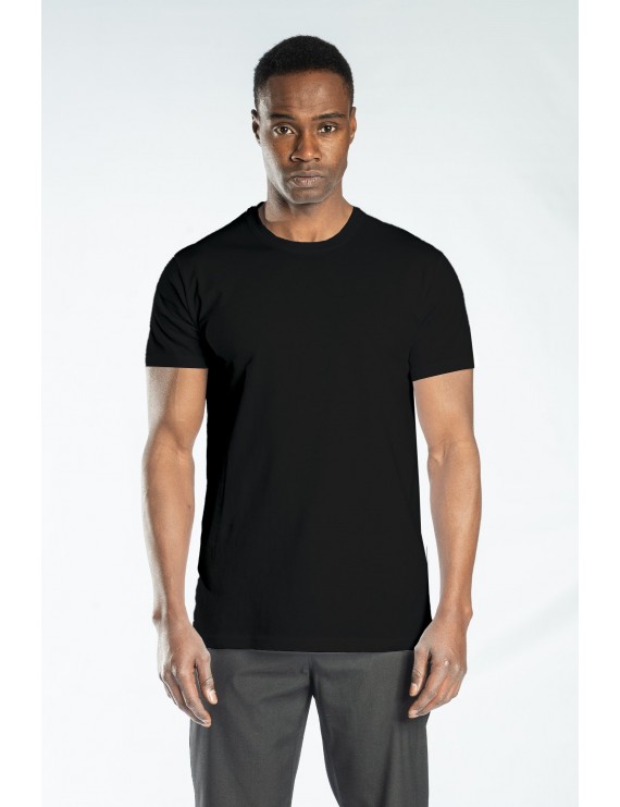 Regular Basic Bisiklet Yaka T-Shirt Siyah