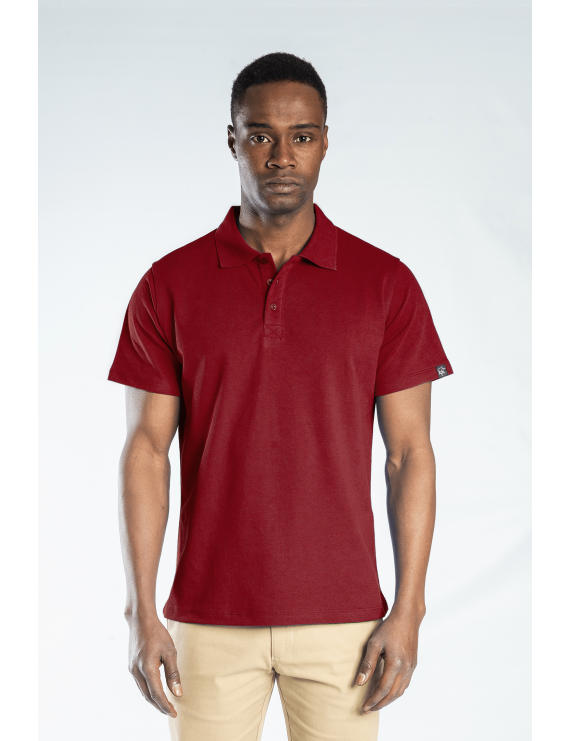 Elegans Polo Pike T-Shirt Bordo