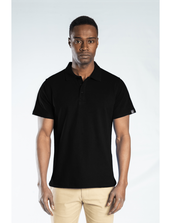 Elegans Polo Pike T-Shirt Siyah