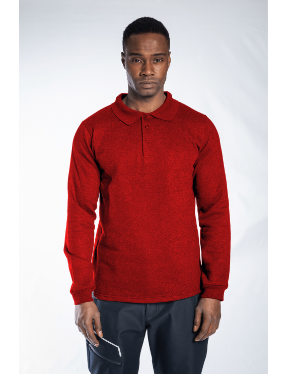 Regular Polo Sweatshirt Kırmızı