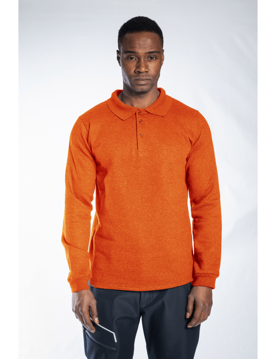 Regular Polo Sweatshirt Turuncu