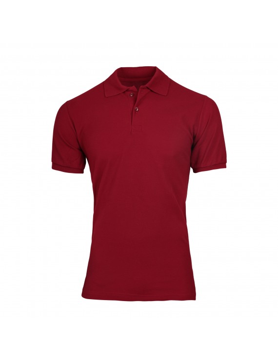 Vetra Polo Yaka T-shirt - Bordo