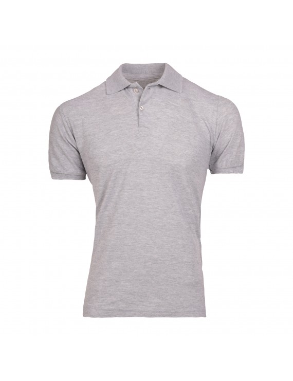 Vetra Polo Yaka T-shirt - Gri Melanj