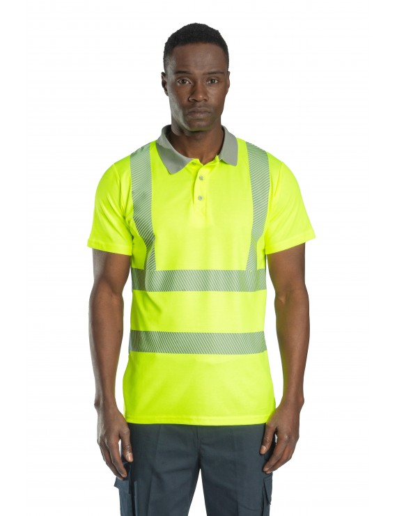Alaska Hi-Vis Polo T-Shirt Neon Sarı