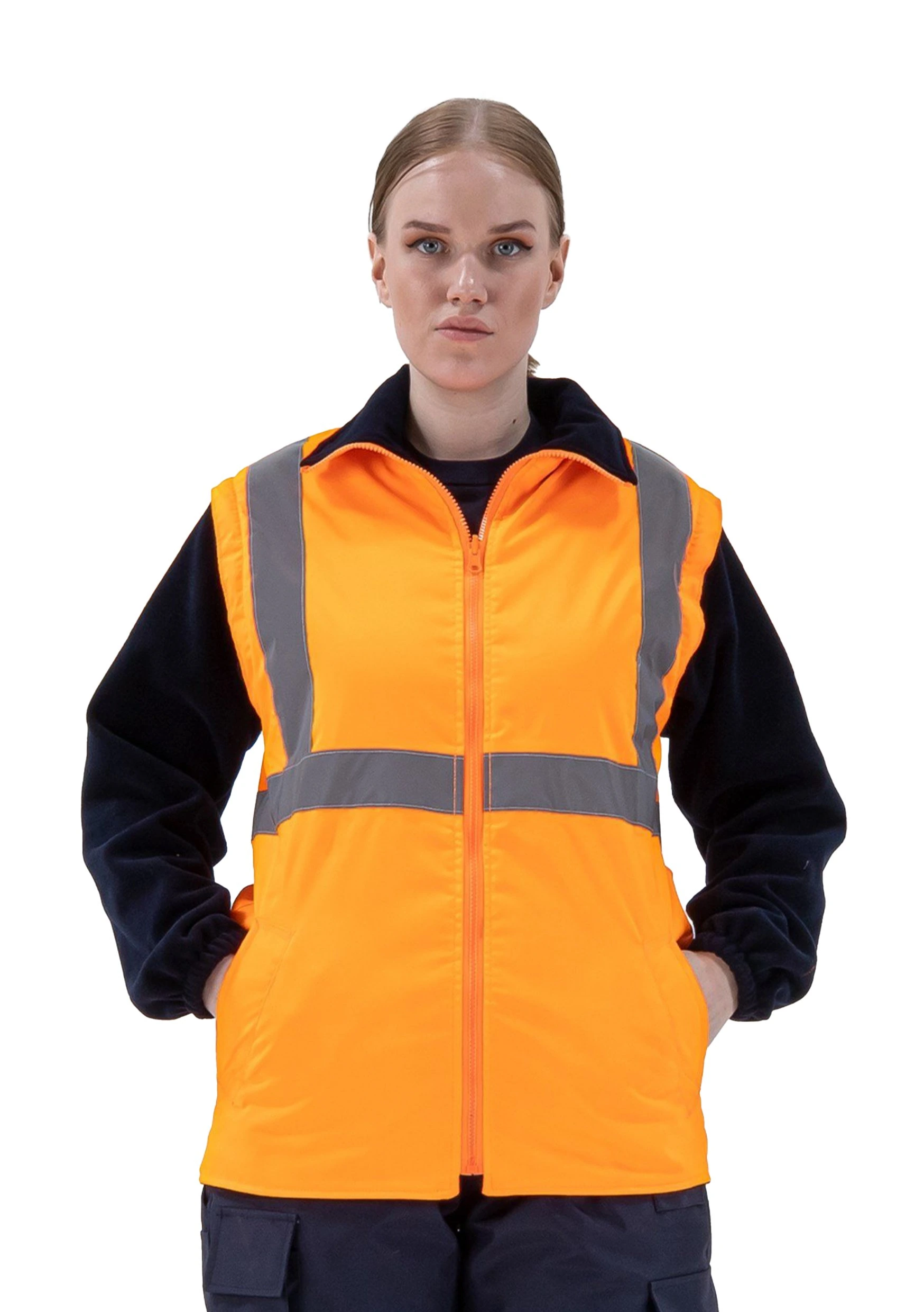 Alaska Hi-Vis 2 in 1 Yelek Neon Turuncu